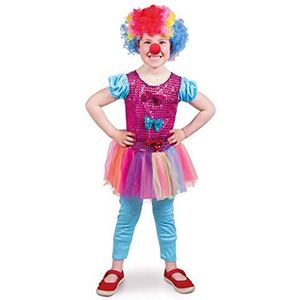 Folat clown kleding voor meisjes, meerkleurig