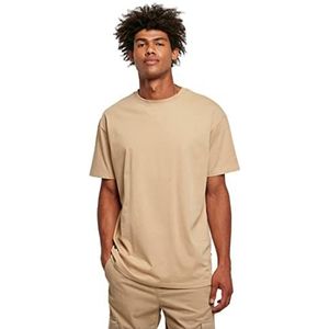 Urban Classics Heren Bio Basic T-shirt, Beige Union