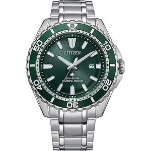 CITIZEN BN0199-53X Promaster Eco-Drive Duikhorloge staal/groen bn0199-53x, roestvrij staal, armband, Roestvrij staal, Armband
