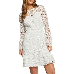 Morgan 241-rille formele jurk voor dames, Wit, 40