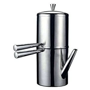 ILSA Napolitaanse koffiezetapparaat, roestvrij staal, zilver, 9 kopjes