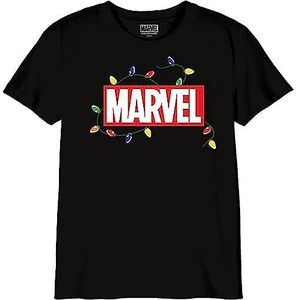 Marvel T-shirt, jongens, zwart, 10 jaar, zwart.