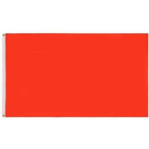 AZ FLAG Vlag effen rood 150 x 90 cm - vlag kleur rood 90 x 150 cm polyester licht