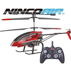 Ninco - NH90136 NincoAir-Rotormax op afstand bestuurde helikopter kleur rood, vanaf 8 jaar, één maat (model NH90136)