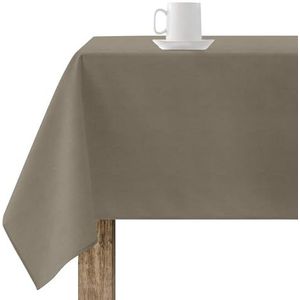 BELUM Nappe anti-taches, taille 300 x 140 cm - Nappe au toucher extra douce, couleur marron, nappe 100% fabriquée en Espagne, tissu 65% coton biologique, 35% polyester - Nappe modèle Rodas 91