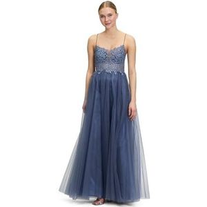 Vera Mont 0352/4491 Damesjurk, Stenen blauw, 42