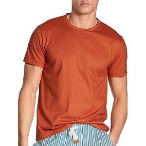 CALIDA RMX Sleep Weekend T-shirt voor heren, mandarijn, oranje, XXL, oranje mandarijn