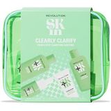 Revolution SKin, Clearly Clarify Starter Kit, Viso per Pelli Impure with Detergent, Tonico, Siero e Crema Idratant, Vegano e Cruelty-Free, 4 Producten