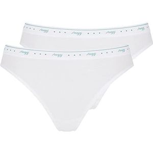 Sloggi 24/7 100 Tai 2P damesbroekje (2 stuks), Wit