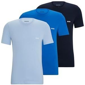 BOSS Heren TShirtRN 3P Classic Set van 3 T-shirts van katoenen jersey, Meerkleurig