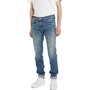 Replay Anbass Stretch jeans voor heren, slimfit, 009 Medium Blauw