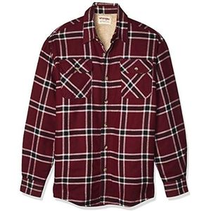 Wrangler Authentics Shirt met knoopsluiting voor heren, poort: geelbruin, XXL, Poort: geelbruin.