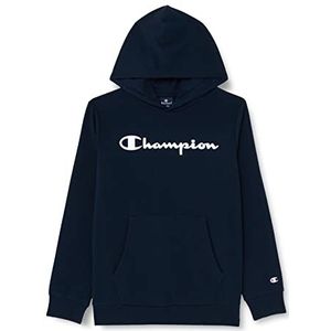 Champion Legacy American Classics - Ultra Light Powerblend Terry Logo Hoodie voor jongens, Blu Marino