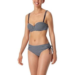 Schiesser Bikiniset met hoofdband, bikiniset voor dames, Donkerblauw