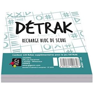Gigamic - Navulverpakking met scoreblok DETRAK, GBDR