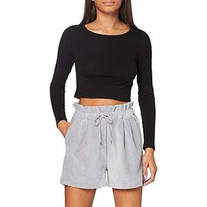 SPARKZ COPENHAGEN Tatiana Corduroy shorts voor dames, Zacht grijs