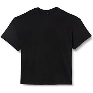 Build Your Brand Heren T-shirt van duurzaam katoen, zwart.