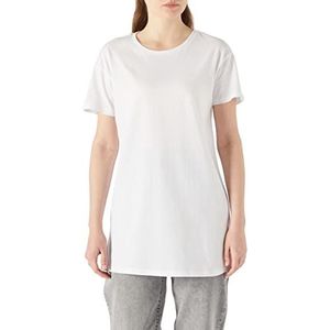 Koton T-shirt van katoen met korte mouwen voor dames, Ecru (010)