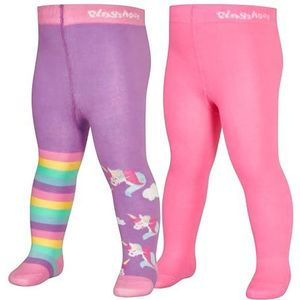 Playshoes Uniseks kinderpanty's, Paars/Roze