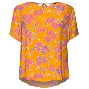 Vero Moda Vmmenny SS Top Wvn Ga Femme, Jaune rayonnant, L