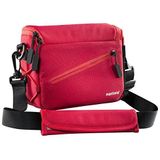 Mantona Irit tas voor spiegelreflexcamera, rood