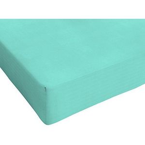 Max color Bedlaken, 25 cm, watergroen, klein tweepersoonsbed