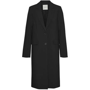 VERO MODA Vmimani LS Lange blazer voor dames, zwart.