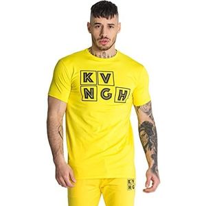 Gianni Kavanagh Yellow Playground T-shirt voor heren, Geel.
