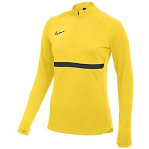 Nike Academy 21 Drill Top Dames trainingspak CV2653-719 geel/zwart/antraciet/zwart, XL