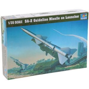 Trumpeter 00206 modelbouwset SA-2 Guideline Missile w/Launcher Cabin