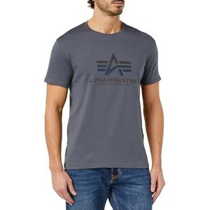 ALPHA INDUSTRIES T-shirt Basic T Rainbow Ref pour homme, Gris/noir., S