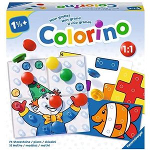 Ravensburger 20959 Mijn grote Colorino, meegaand leerspel - zo leren kleuren om kinderspel te spelen - de spelklassieker voor kinderen vanaf 1,5 jaar