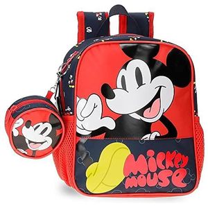 Disney Mickey Mouse Fashion rugzak, meerkleurig, rugzak voor kleuterschool, Meerkleurig, kleuterschool rugzak