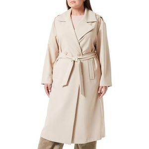 Sisley Jas 2mt4ln02n Trenchcoat voor dames (1 stuk), Lichtbeige 3a6