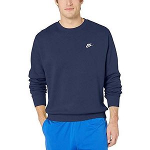 Nike Heren M NSW Club CRW BB sweatshirt met lange mouwen