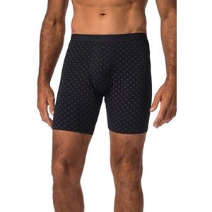 JP 1880 Longpants With Flexnamic Waist, Aop Boxershorts voor heren, Navy Blauw