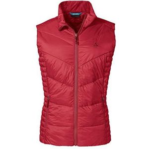Schöffel Zipin Valgrance L Gewatteerd vest voor dames, sneldrogend, warmteafvoerend, sneldrogend, voor dames, rood (Hibiscus)