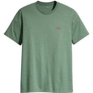 Levi's Ss Original Housemark T-shirt voor heren, niet grafisch, Bos Groen
