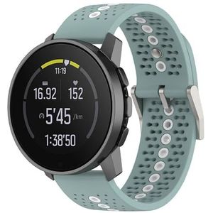 GIOPUEY Bandje compatibel met SUUNTO RACE/Race S, horlogeband van zacht TPU, reservearmband [gekleurde naden], Polyurethaan