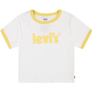Levi's Lvg Meet & Greet Rib Ringer To 4eh132 T-shirt SS meisjes, Snapdragon