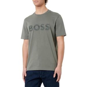 BOSS T-shirt 1 heren, Lichtgrijs/pastel 56