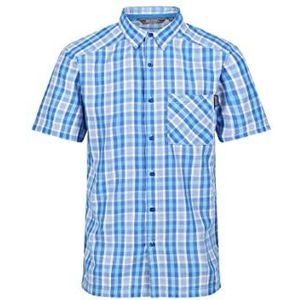 Regatta Mindano Vi T-shirt, Blauwe ruiten