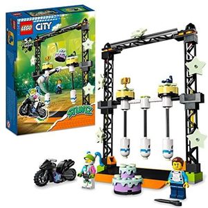 LEGO 60341 City Stuntz De verpletterende stuntuitdaging Bouwset met Racer Poppetjes en Motor, Leuk Cadeau voor Jongens en Meisjes vanaf 5 Jaar