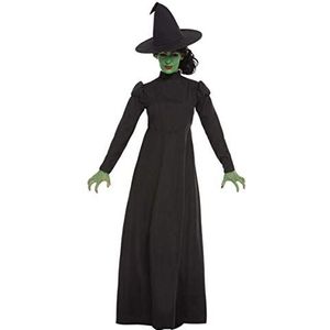 Smiffys - 51061 - Boze heks Halloween kostuum voor volwassenen - maat - S - kledingmaat 36-38