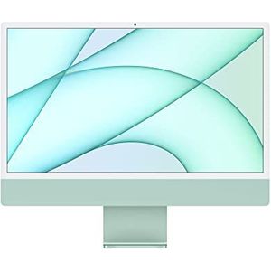 Apple iMac (24 inch, Apple M1-chip met 8 kernen CPU en 8-core GPU, RAM, 512 GB SSD) - groen