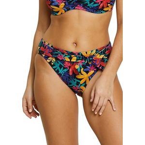 Sans Complexe Island Dream Badpak, middelgroot badpak voor dames (1 stuk), Zwarte bloemen