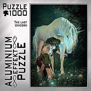 Aluminium effect puzzel motief: The last Unicorn 1.000 stukjes