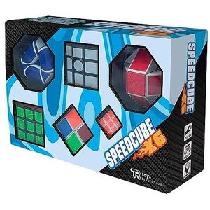 CLASSICS REVOLUTION - Cadeauset met 6 verschillende magische Speedcube-Cubes Rubik, meerkleurig (Classic Revolution CR0413)