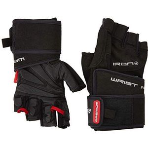 Chiba Iron Plus II handschoenen voor volwassenen, zwart, maat XL