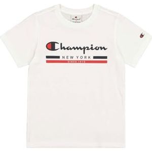 Champion Legacy Graphic Shop B (306842) - Crewneck Gebreid voor jongens, Wit.